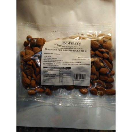 Almendra con piel  Balear