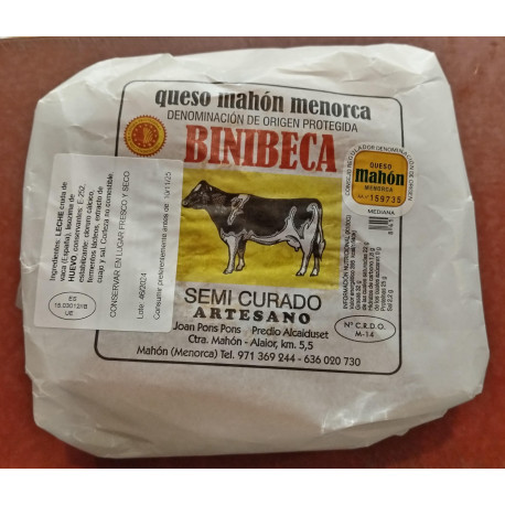Queso de Vaca semi-curado Menorca